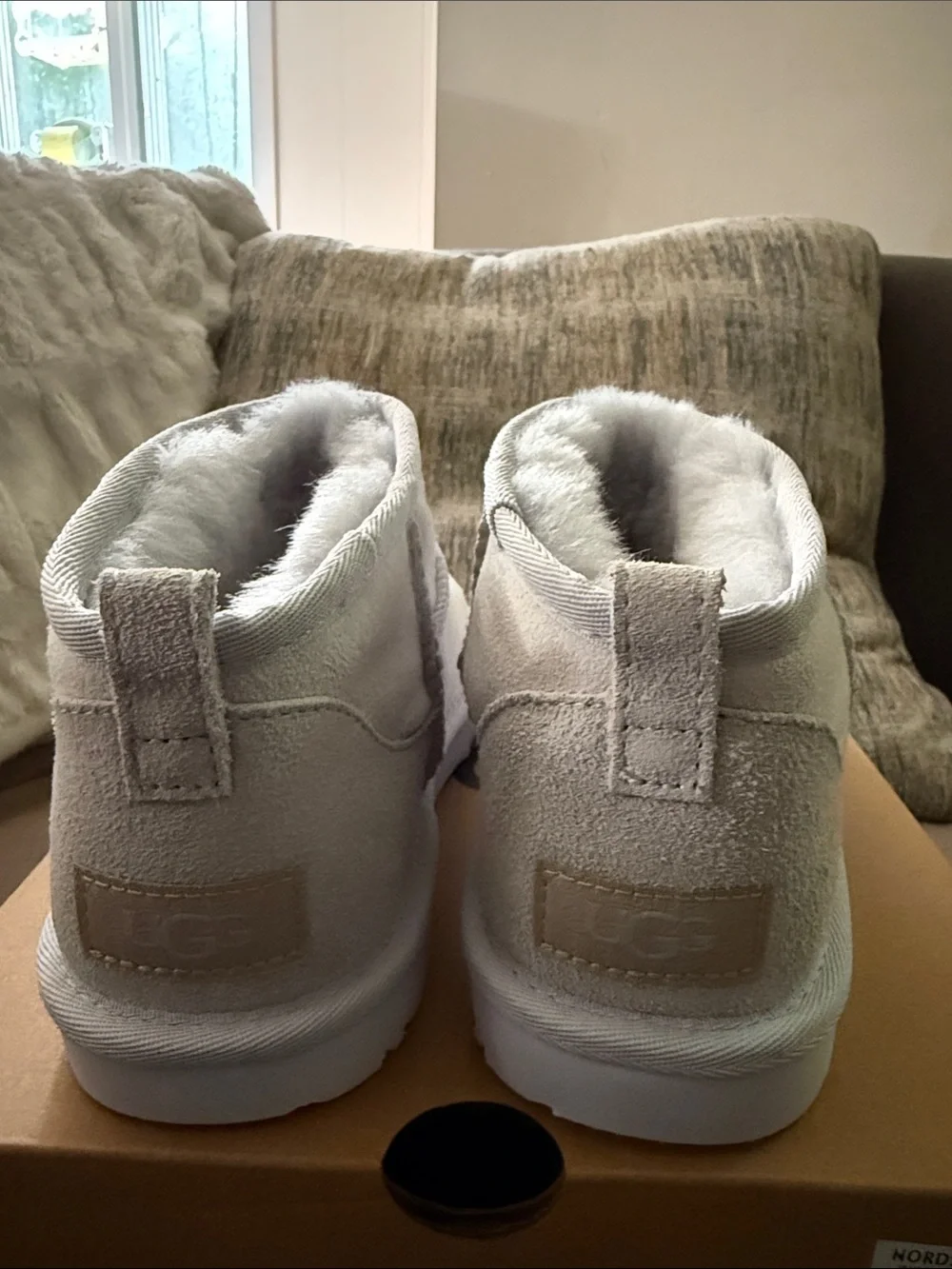 UGG kids classic mini Boots - Light Gray